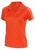 Tonix Ladies Focus Polo Shirt ORANGE Pocket