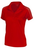 Tonix Ladies Focus Polo Shirt SCARLET Pocket