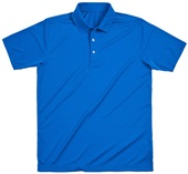 Zorrel Mens Rockhurst Syntrel Jacquard Polo Shirt BLUE Pocket