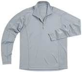 Zorrel Mens Boston Interlock 1/4 Zip Pullover PLATINUM Pocket