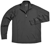 Zorrel Mens Boston Interlock 1/4 Zip Pullover BLACK Pocket