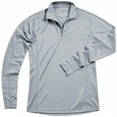 Zorrel Womens Boston 1/4 Zip Pull Over Top PLATINUM Pocket