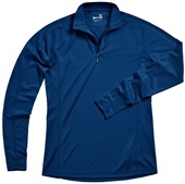 Zorrel Womens Boston 1/4 Zip Pull Over Top NAVY Pocket