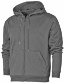 Baw Adult Youth Dry-Tek Full Zip Fleece HEATHER GREY Pocket