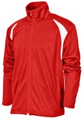 Baw Adult/Youth Colorblack Tricot Jacket RED/WHITE Pocket