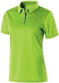 Holloway Ladies Shift Polo LIME Pocket