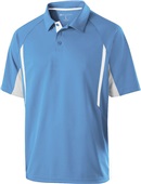 Holloway Adult Avenger Polo Short Sleeve UNIVERSITY BLUE/WHITE Pocket