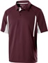 Holloway Adult Avenger Polo Short Sleeve MAROON/WHITE Pocket