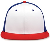 The Game GB998 Perforated GameChanger Cap WHITE/ROYAL/RED Front