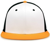 The Game GB998 Perforated GameChanger Cap WHITE/BLACK/ATHLETIC GOLD Front