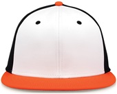 The Game GB998 Perforated GameChanger Cap WHITE/BLACK/ORANGE Front