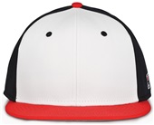 The Game GB998 Perforated GameChanger Cap WHITE/BLACK/RED Front