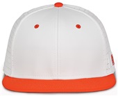 The Game GB998 Perforated GameChanger Cap WHITE/ORANGE Front