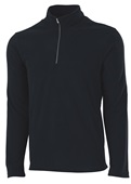 Charles River Men's Freeport Microfleece Pullover 9970 BLACK/GREY Pocket