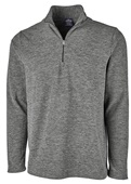 Charles River Men's Freeport Microfleece Pullover 9970 LIGHT GREY HEATHER Pocket