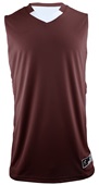 Champro Pivot Reversible Basketball Jerseys Outside: MAROON/WHITE, Inside: WHITE/MAROON Front