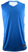 Champro Pivot Reversible Basketball Jerseys Outside: ROYAL/WHITE, Inside: WHITE/ROYAL Front