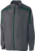 Holloway Youth Raider Lightweight Jacket 226210 CARBON PRINT/FOREST Pocket