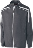 Holloway Youth Raider Lightweight Jacket 226210 CARBON PRINT/WHITE Pocket
