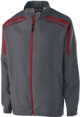 Holloway Youth Raider Lightweight Jacket 226210 CARBON PRINT/SCARLET Pocket