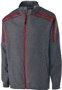 Holloway Youth Raider Lightweight Jacket 226210 CARBON PRINT/SCARLET Pocket