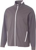 A4 Adult/Youth League Full Zip Warm Up Jacket GRAPHITE/WHITE Pocket