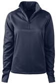 Zorrel Womens Syntrel 1/4 Zip Performance Pullover NAVY Pocket