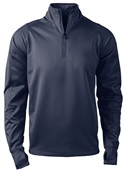 Zorrel Mens Syntrel 1/4 Zip Performance Pullover NAVY Pocket