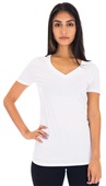 Royal Apparel Womens Hemp Organic V-Neck SNOWFLAKE Pocket
