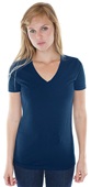 Royal Apparel Womens Hemp Organic V-Neck PATRIOT BLUE Pocket