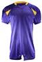 Champro Adult/Youth Huddle Stretch Polyester Football Jersey PURPLE/GOLD Front