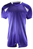 Champro Adult/Youth Huddle Stretch Polyester Football Jersey PURPLE/WHITE Front