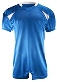 Champro Adult/Youth Huddle Stretch Polyester Football Jersey ROYAL/WHITE Front