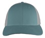 Richardson 115 Low Pro Mesh Back Trucker Cap SMOKE BLUE/ALUMINUM (SPLIT) Front