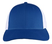 Richardson 115 Low Pro Mesh Back Trucker Cap ROYAL/WHITE (SPLIT) Front