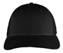 Richardson 115 Low Pro Mesh Back Trucker Cap BLACK (SOLID) Front