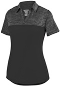 Augusta Sportswear Ladies Shadow Sport Shirt BLACK Pocket