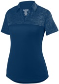 Augusta Sportswear Ladies Shadow Sport Shirt NAVY Pocket