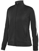 Augusta Sportswear Ladies Medalist Jacket 2.0 BLACK/ WHITE Pocket