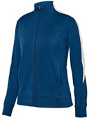 Augusta Sportswear Ladies Medalist Jacket 2.0 NAVY/ WHITE Pocket