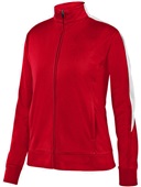 Augusta Sportswear Ladies Medalist Jacket 2.0 RED/ WHITE Pocket