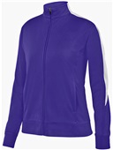 Augusta Sportswear Ladies Medalist Jacket 2.0 PURPLE/ WHITE Pocket