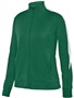 Augusta Sportswear Ladies Medalist Jacket 2.0 DARK GREEN/ WHITE Pocket