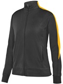 Augusta Sportswear Ladies Medalist Jacket 2.0 BLACK/ GOLD Pocket