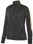 Augusta Sportswear Ladies Medalist Jacket 2.0 BLACK/ VEGAS GOLD Pocket