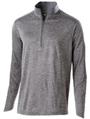  Adult Youth Heather 1/2 Zip Pullover Jacket (Black,Cardinalt,Graphite,Kelly,Maroon,Navy,red,Royal) GRAPHITE HEATHER/ GRAPHITE Pocket