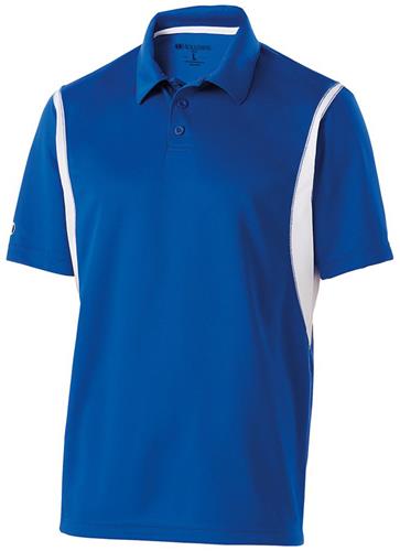 Holloway Adult Integrate Polo 222547 ROYAL/ WHITE 
