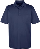 Core365 Mens Origin Pique Polo w/Pocket CLASSIC NAVY Pocket