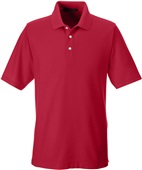 Devon & Jones Mens DRYTEC20 Performance Polo RED Pocket