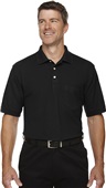 Devon & Jones Mens DRYTEC20 Polo w/Pocket BLACK Pocket